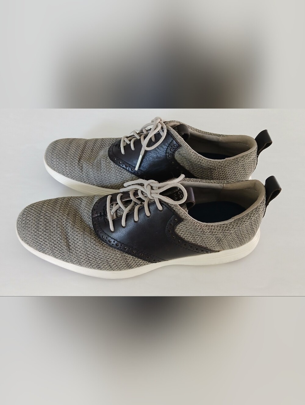Cole Haan Grand Tour Knit Oxford – Men’s 8M – Two‑Tone – Style C31347